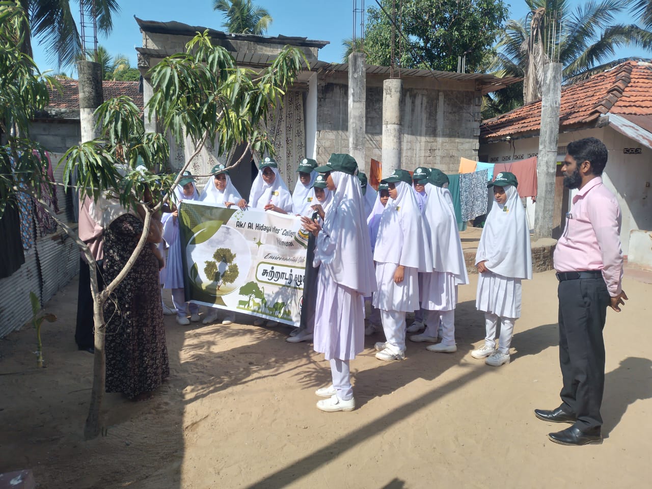 Hidaya Environmental Club Students in Environmental Protection Awareness